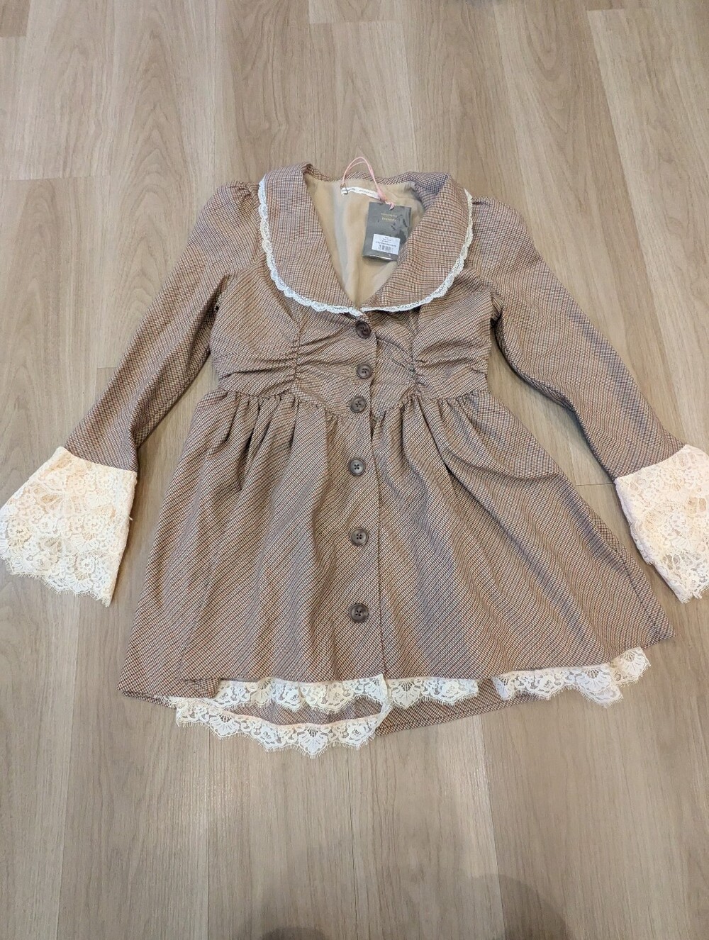 House Of CB NWT Sable Puppytooth Mini Dress Size L+ - Picture 2 of 10